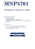 MNP3701 - ASSIGNMENT 3 SOLUTIONS (SEMESTER 01 - 2023)