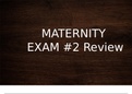 NRSG 3302 Maternity Exam 2 Review.