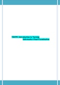 NR599: Introduction to Nursing Informatics Final Examination