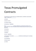 Exam (elaborations) Promulgated contract forms  
