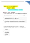 WALDEN UNIVERSITY NRNP – 6645 Psychotherapy with Multiple Modalities/Midterm Exam - Week 6  graded A+
