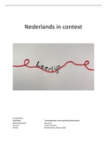 Nederlands in context, leerlijnen voor het mbo.