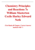 Chemistry Principles and Reactions 7e William Masterton Cecile Hurley Edward Neth (Test Bank)