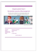 Integrale Opdracht fase 3 hbo bachelor Executive Officemanagement | cijfer: 8 | Beoordeling na voorwoord en in omschrijving