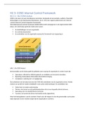 Samenvatting H2.3: COSO Internal Control Framework (De kern van de administratieve organisatie)