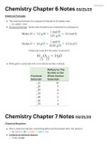 Chapter 6 and 7 Notes CHM1025