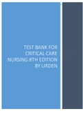 TEST BANK FOR CRITICAL CARE NURSING 8TH EDITION BY URDEN.pdf