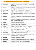 IELTS: Intermediate Describing Qualities Vocabulary Set 7