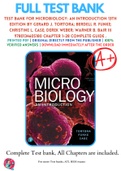 Test Bank For Microbiology: An Introduction 13th Edition By Gerard J. Tortora; Berdell R. Funke; Christine L. Case; Derek Weber; Warner B. Bair III 9780134605180 Chapter 1-28 Complete Guide .