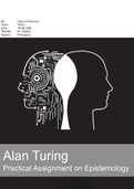 Filosofie opstel - de kennistheorie van Alan Turing