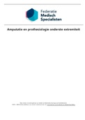 Amputatie en prothesiologie onderste extremiteit - Federatie Medisch Specialisten