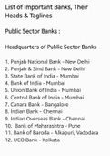 List of Important Banks, Their Heads & Taglines
