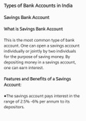 Types of Bank Accounts in India