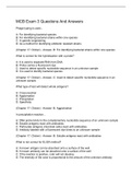 MCB Exam 3 Questions And Answers