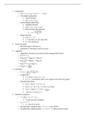 Mathematics II Summary