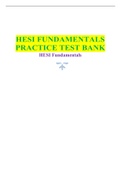 HESI FUNDAMENTALS PRACTICE TEST BANK