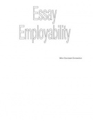 Essay Employability