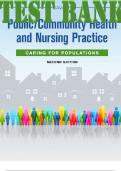 TEST BANK for Public Community Health and Nursing Practice 2nd Edition. Caring for Populations. ISBN-. (All 22 Chapters)
