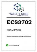ECS3702 Assignment 1 & 2 Semester 1 & 2 2021  