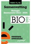 Samenvatting Biologie Examen VMBO TL/GL 2024