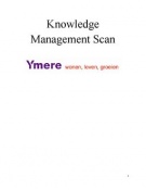 Knowledge Management Scan, Ymere