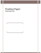Negotiating Policy - Position Paper 