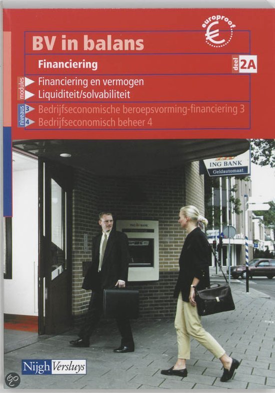 BV in balans Financiering 2A Leerlingenboek