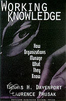 Samenvatting boek KM: Working knowledge (Davenport & Prusak)