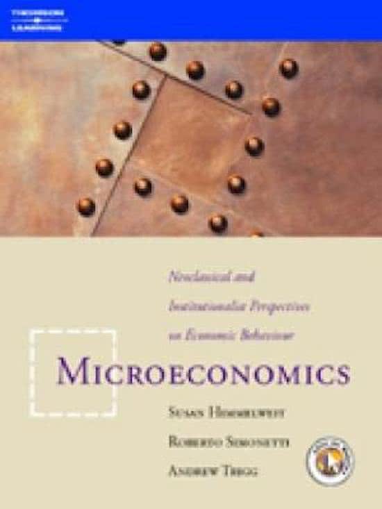 Microeconomics_Conclusions_Summarized