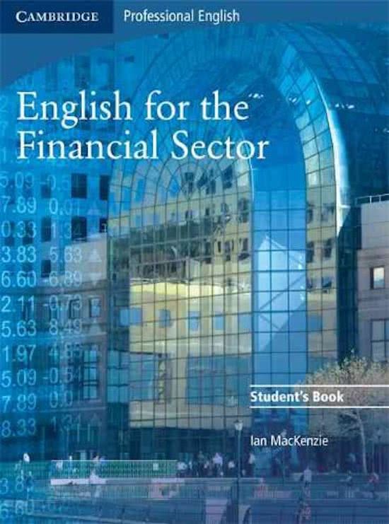 English for the financial Sector ( Engels 3 FV Hogeschool Gent) WOORDEN