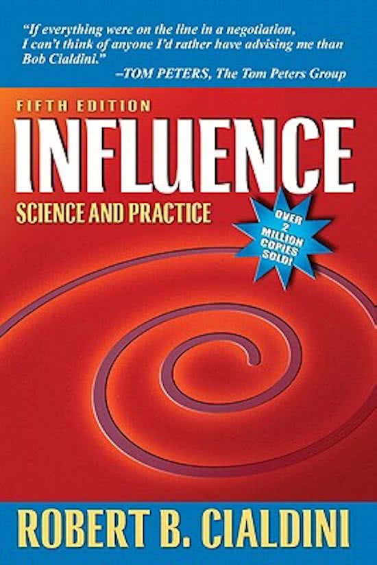 Samenvatting Influence - science and practice
