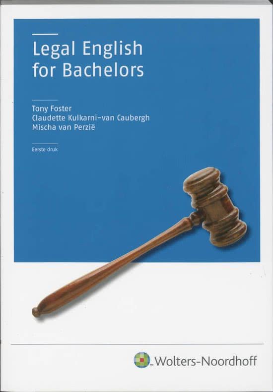 Legal English for bachelors + CD-ROM / druk 1