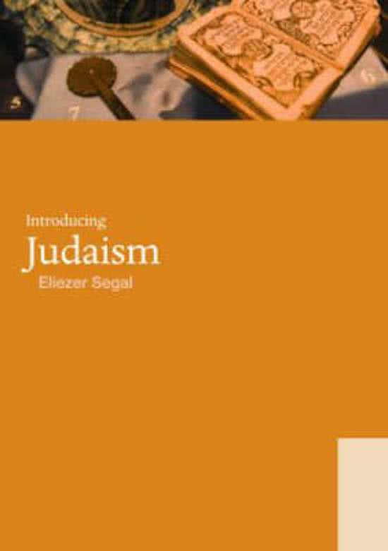 Begrippenlijst: Introducing Judaism, Segal - jodendom