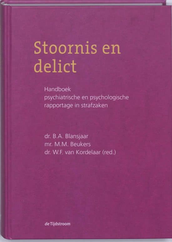 Stoornis en delict