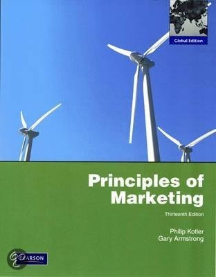 Class notes principles of marketing (MAR101)  Principles of Marketing, ISBN: 9780137006694
