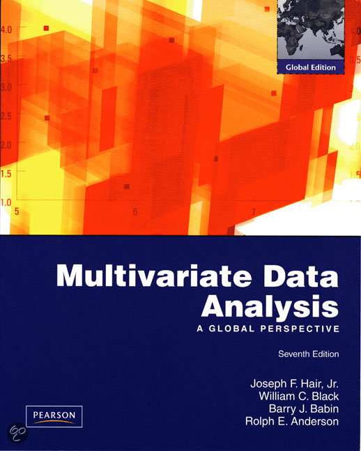 Summary multivariate statistics 1ZM31, tutorials and slides