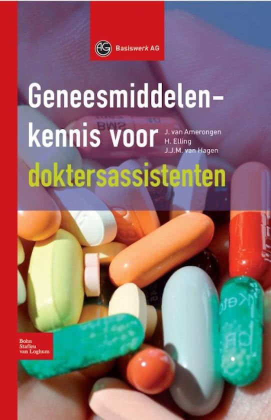 Samenvatting Geneesmiddelenkennis voor doktersassistenten