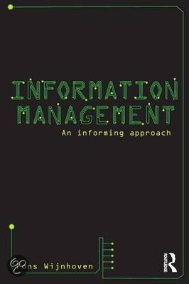 Fons Wijnhoven - Information Management 