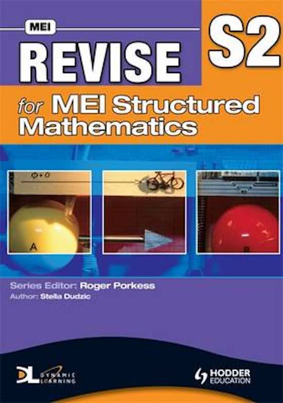 Revise for MEI Structured Mathematics - S2