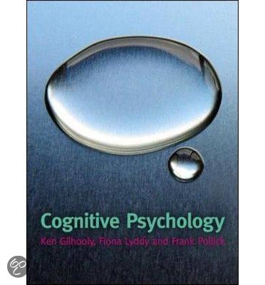 Cognitive psychology interim 4