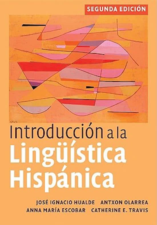 Introducción a la lingüística  hispánica: fonética, morfologí­a y sintaxis