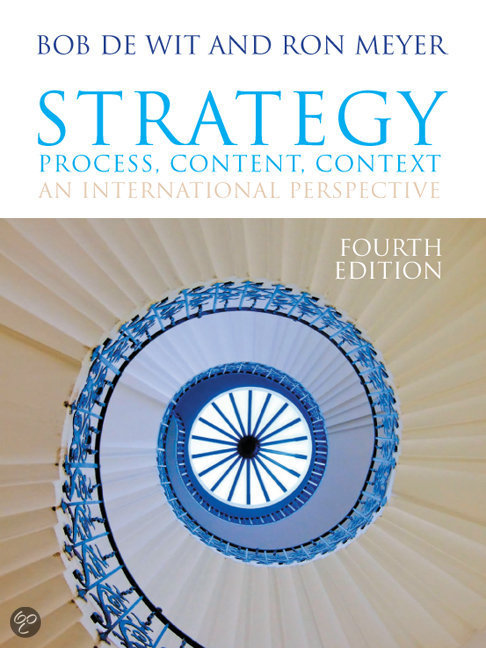 Strategy - Process, Content and Context - an international perspective