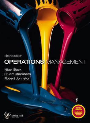 moduleopdracht operations management (cijfer 8 + beoordeling)