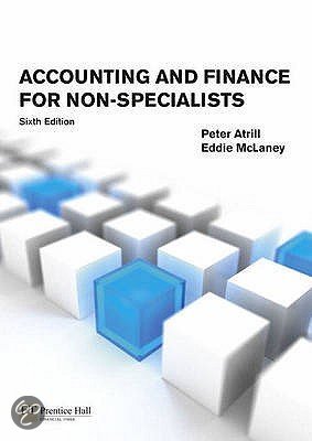 Samenvatting Accounting And Finance For Non Specialists