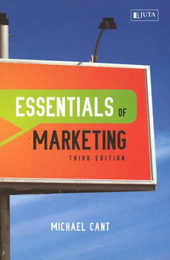 MNM2602 Essentials of Marketing - Study Notes