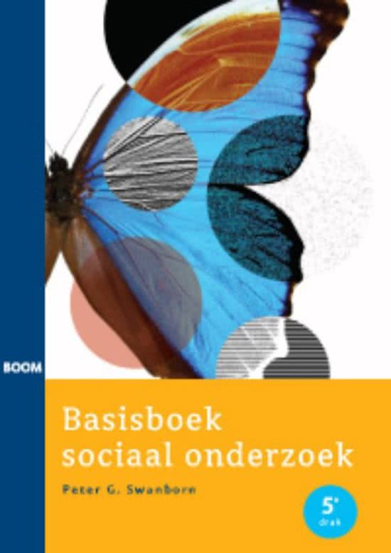 Basisboek sociaal onderzoek van Peter G. Swanborn