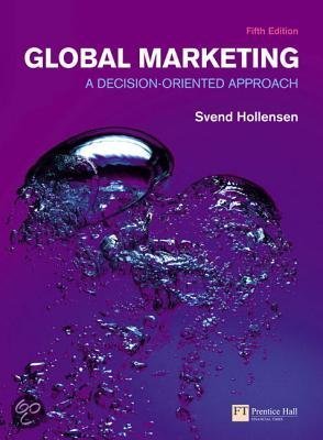 Global Marketing, A Decision-Oriented Approach 