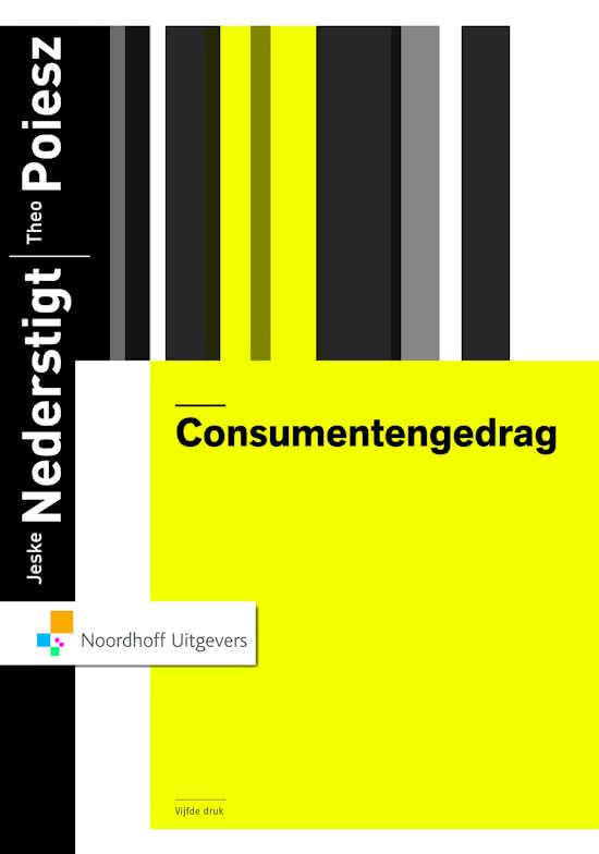 Samenvatting boek: Consumentengedrag 5e druk