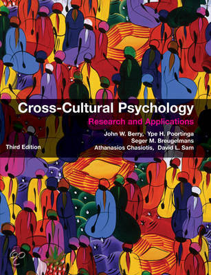 Cross-cultural psychology: all lectures + notes