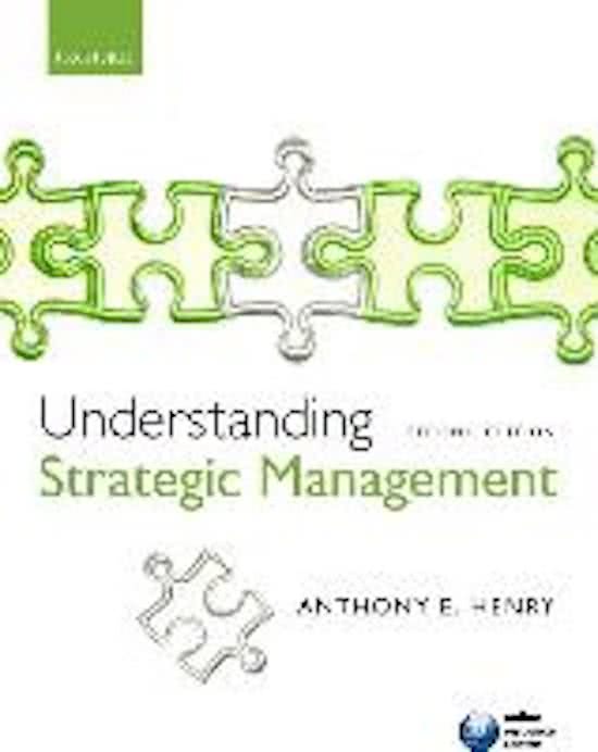 Understanding Strategic Management, Henry - Exam Preparation Test Bank (Downloadable Doc)